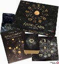 Cover-Bild zum Titel 'Astro-Cards - Luxury Edition - Box u. Karten mit Goldprägung/Goldschnitt, limitierte u. nummerierte Ausgabe' von 'Tanja Brock'