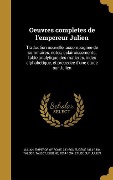 Cover-Bild zum Titel 'Oeuvres completes de l'empereur Julien' von 'Eugène Talbot'