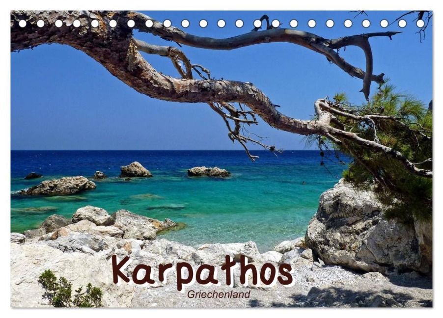 Karpathos / Griechenland (Tischkalender 2025 DIN A5 quer), CALVENDO Monatskalender - Monika Reiter