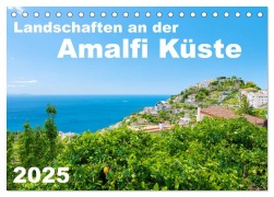 Cover-Bild zum Titel 'Landschaften an der Amalfi Küste (Tischkalender 2025 DIN A5 quer), CALVENDO Monatskalender' von 'Alessandro Tortora'