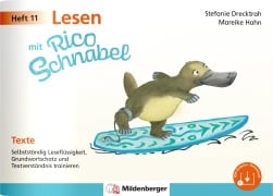Cover-Bild zum Titel 'Lesen mit Rico Schnabel, Heft 11: Texte' von 'Stefanie Drecktrah, Mareike Hahn'