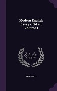Cover-Bild zum Titel 'Modern English Essays. [2d ed. Volume 1' von 'Ernest Rhys'
