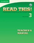 Read This! Level 3 Teacher's Manual with Audio CD - Alice Savage