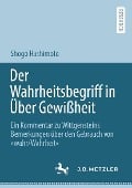 Cover-Bild zum Titel 'Der Wahrheitsbegriff in Über Gewißheit' von 'Shogo Hashimoto'
