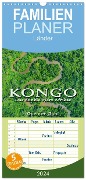 Familienplaner 2024 - KONGO - das dunkle Herz Afrikas mit 5 Spalten (Wandkalender, 21 x 45 cm) CALVENDO - Guenter Guni