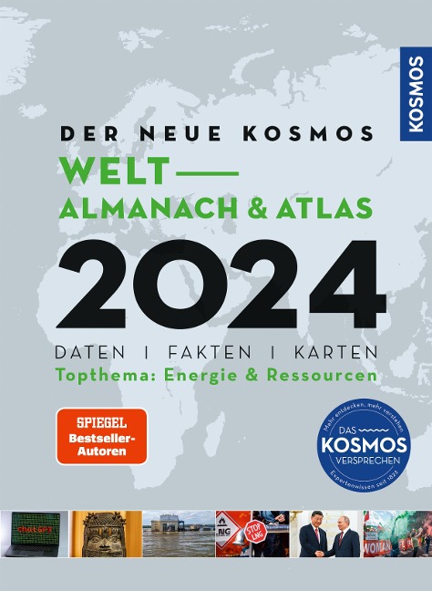 Der neue Kosmos Welt-Almanach & Atlas 2024 - Henning Aubel, Renate Ell, Philip Engler