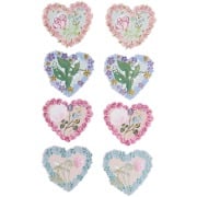 Kartenset La Vie en Rose, Herzen FSC MIX, 8 Karten, 8 Umschläge, B6 - 