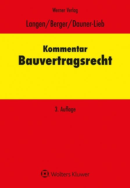 Kommentar zum Bauvertragsrecht - 