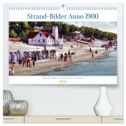 Cover-Bild zum Titel 'Strand-Bilder Anno 1900 - Rigas Seebäder in historischen Ansichten (hochwertiger Premium Wandkalender 2026 DIN A2 quer), Kunstdruck in Hochglanz' von 'Henning von Löwis of Menar'