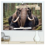 Cover-Bild zum Titel 'Riesen der Eiszeit - Ein Jahr voller Mammut Momente (hochwertiger Premium Wandkalender 2026 DIN A2 quer), Kunstdruck in Hochglanz' von 'Claudia Pilon'