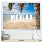 Cover-Bild zum Titel 'Mexiko - Die wunderschöne Halbinsel Yucatán Fotokalender 2027 (hochwertiger Premium Wandkalender 2027 DIN A2 quer), Kunstdruck in Hochglanz' von 'Shadiego'