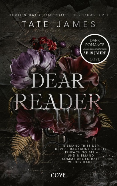 Dear Reader (Devil's Backbone Society 1) - Tate James