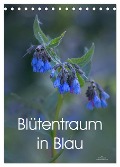 Blütentraum in Blau (Tischkalender 2025 DIN A5 hoch), CALVENDO Monatskalender - Ulrike Adam