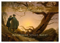 Cover-Bild zum Titel 'Im Mondschein. Malerische stille Nacht - Kunstkalender (Wandkalender 2027 DIN A2 quer), CALVENDO Monatskalender' von 'Timearts Kunstkalender'