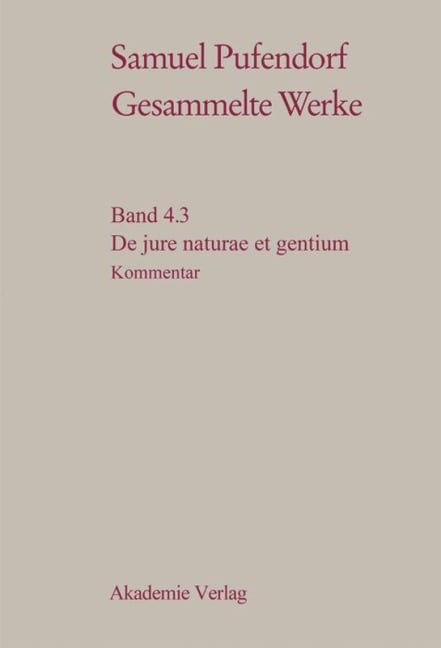De jure naturae et gentium - 