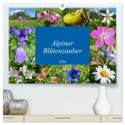 Cover-Bild zum Titel 'Alpiner Blütenzauber (hochwertiger Premium Wandkalender 2026 DIN A2 quer), Kunstdruck in Hochglanz' von 'Leo Bucher'