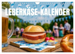 Cover-Bild zum Titel 'Leberkäse-Kalender - Die Leberkässemmel aus Bayern (Wandkalender 2027 DIN A4 quer), CALVENDO Monatskalender' von 'Mb Fotografie'