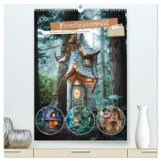 Cover-Bild zum Titel 'Feenlichterwald - Wo kleine Elfen ihre Flügel ausruhen (hochwertiger Premium Wandkalender 2026 DIN A2 hoch), Kunstdruck in Hochglanz' von 'Steffen Gierok-Latniak'