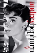 Cover-Bild zum Titel 'Audrey Hepburn Kalender 2027 - Glamour Film Stars' von 'Audrey Hepburn'