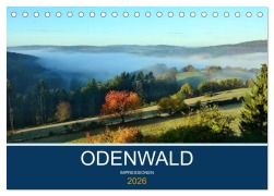 Cover-Bild zum Titel 'Odenwald - Impressionen (Tischkalender 2026 DIN A5 quer), CALVENDO Monatskalender' von 'Thomas Bartruff'
