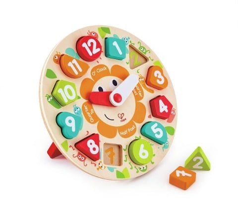 Steckpuzzle Uhr / 13 Teile - 