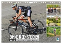 Cover-Bild zum Titel 'Sonne in den Speichen - Faszination Rennrad (Wandkalender 2026 DIN A4 quer), CALVENDO Monatskalender' von 'Calvendo Calvendo'