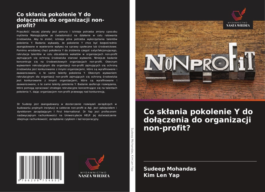 Co sk¿ania pokolenie Y do do¿¿czenia do organizacji non-profit? - Sudeep Mohandas, Kim Len Yap