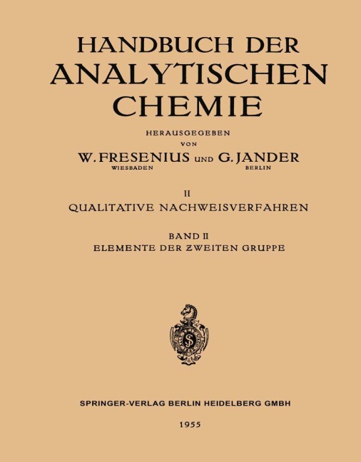 Elemente der zweiten Gruppe - H. Bode