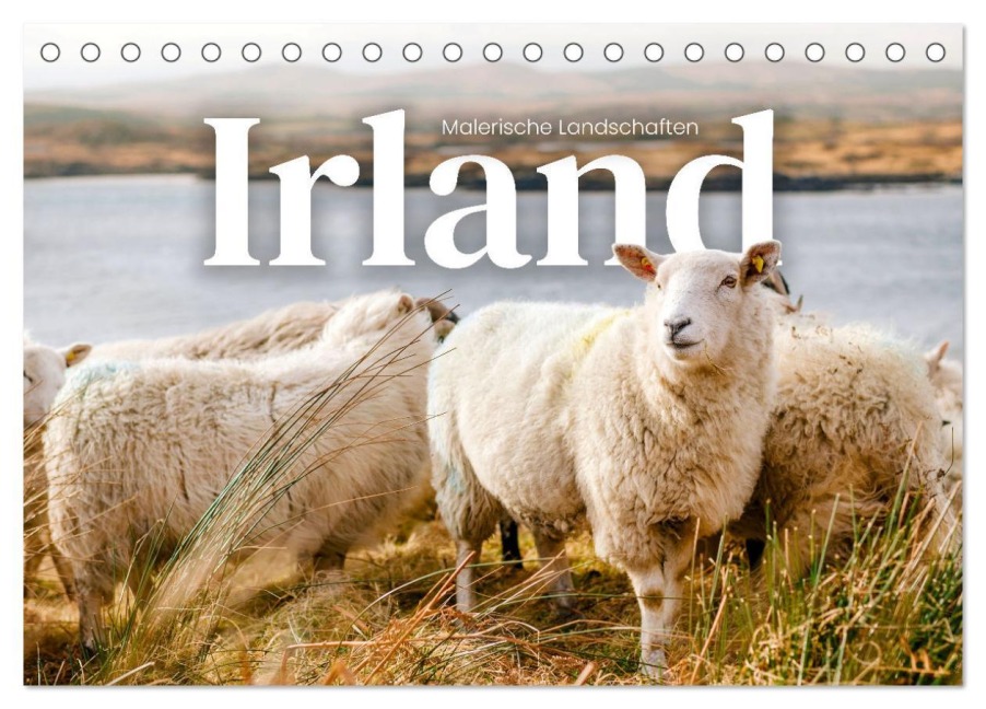 Irland - Malerische Landschaften (Tischkalender 2026 DIN A5 quer), CALVENDO Monatskalender - Happy Monkey