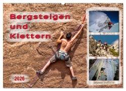 Cover-Bild zum Titel 'Bergsteigen und Klettern (Wandkalender 2026 DIN A2 quer), CALVENDO Monatskalender' von 'Peter Roder'