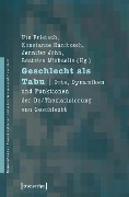 Cover-Bild zum Titel 'Geschlecht als Tabu' von ''