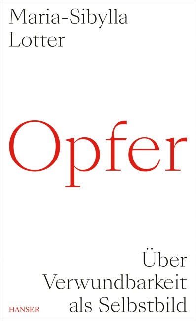 Opfer - Maria-Sibylla Lotter