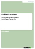 Cover-Bild zum Titel 'Entwicklungsmodelle des Schriftspracherwerbs' von 'Matthias Altmannsberger'