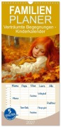 Cover-Bild zum Titel 'Familienplaner 2027 - Verträumte Begegnungen - Kinderkalender mit 5 Spalten (Wandkalender, 21 x 45 cm) CALVENDO' von 'Liselotte Brunner-Klaus'