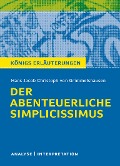 Cover-Bild zum Titel 'Der abenteuerliche Simplicissimus. Königs Erläuterungen.' von 'Maria-Felicitas Herforth, Hans Jacob Christoph Von Grimmelshausen'