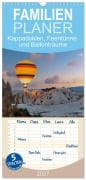 Cover-Bild zum Titel 'Familienplaner 2027 - Kappadokien, Feentürme und Ballonträume mit 5 Spalten (Wandkalender, 21 x 45 cm) CALVENDO' von 'Tilo Grellmann'