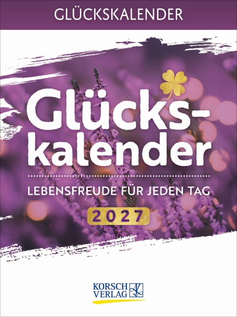 Glückskalender 2027 - 