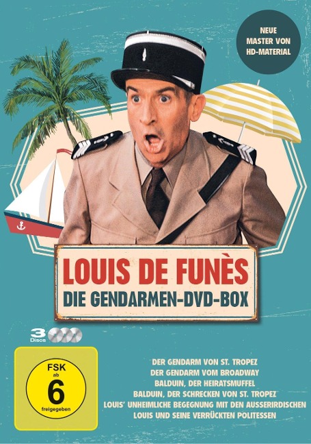Louis de Funes - Gendarmen DVD Box - 