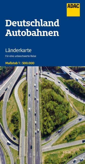 ADAC Länderkarte Deutschland Autobahnen 1:500.000 - 