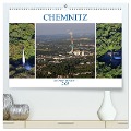 Chemnitz - Von Oben Nach Unten (hochwertiger Premium Wandkalender 2025 DIN A2 quer), Kunstdruck in Hochglanz - Heike Hultsch