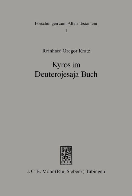 Kyros im Deuterojesaja-Buch - Reinhard Gregor Kratz