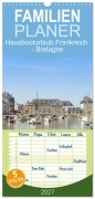 Cover-Bild zum Titel 'Familienplaner 2027 - Hausbooturlaub Frankreich - Bretagne mit 5 Spalten (Wandkalender, 21 x 45 cm) CALVENDO' von 'Hans Zaglitsch'