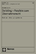 Cover-Bild zum Titel 'Delisting - Parallele zum Übernahmerecht' von 'Natalia Ilyevich'