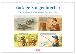 Cover-Bild zum Titel 'Zackige Zungenbrecher (Wandkalender 2026 DIN A3 quer), CALVENDO Monatskalender' von 'Steffani Lehmann'