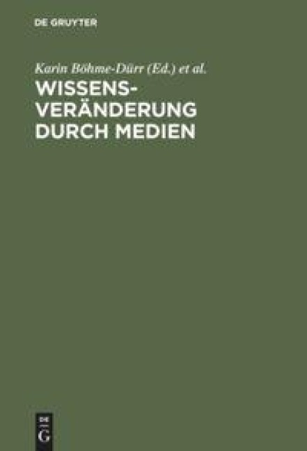 Wissensveränderung durch Medien - 