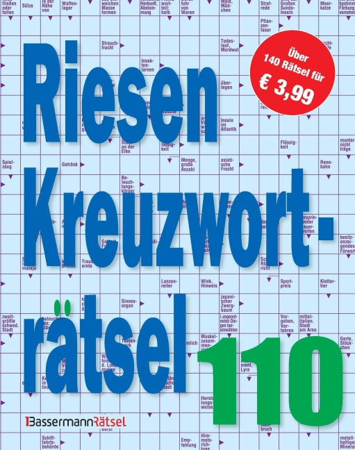 Riesen-Kreuzworträtsel 110 - Eberhard Krüger