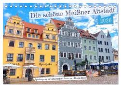 Cover-Bild zum Titel 'Die schöne Meißner Altstadt (Tischkalender 2026 DIN A5 quer), CALVENDO Monatskalender' von 'Gisela Kruse'