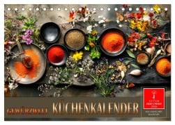 Cover-Bild zum Titel 'Küchenkalender Gewürzwelt (Tischkalender 2026 DIN A5 quer), CALVENDO Monatskalender' von 'Peter Roder'