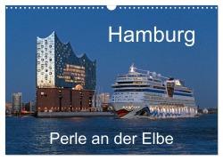 Cover-Bild zum Titel 'Hamburg - Perle an der Elbe (Wandkalender 2026 DIN A3 quer), CALVENDO Monatskalender' von 'Siegfried Kuttig'