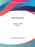 Cover-Bild zum Titel 'Army Directory' von 'United States War Department'